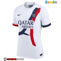 Ženske Nogometnih dresov Paris Saint-Germain Gostujoči 2025-26 Kratki rokavi